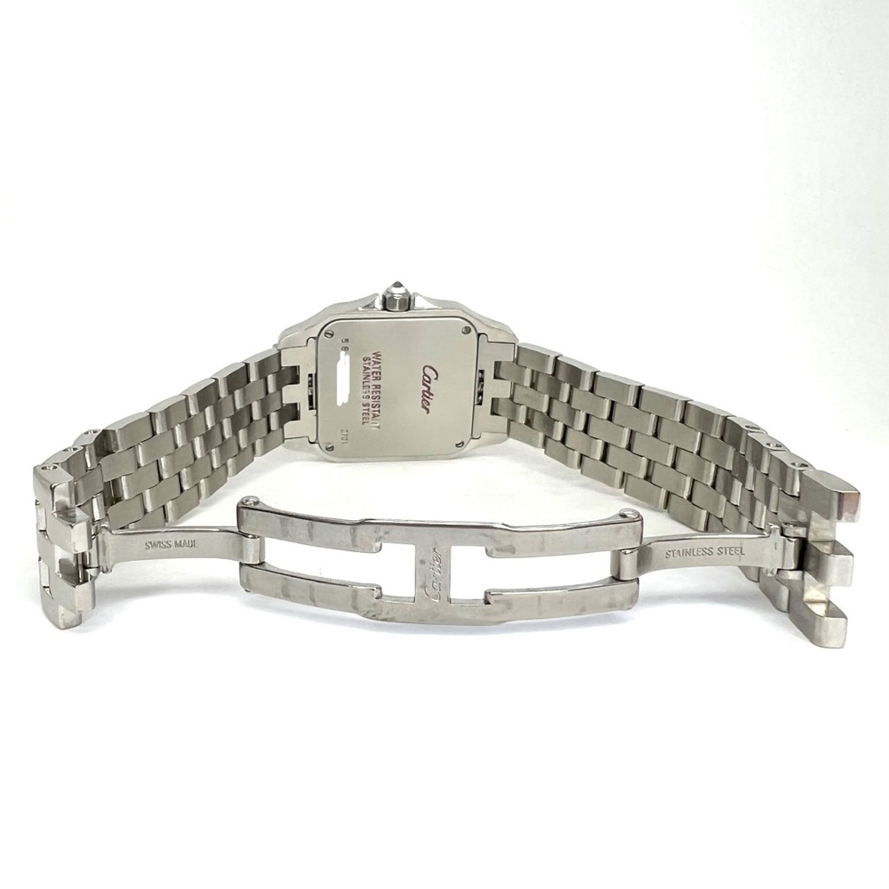 CARTIER SANTOS DEMOISELLE Quartz 26mm Steel 2.59TCW DIAMOND Watch - Picture 6 of 7